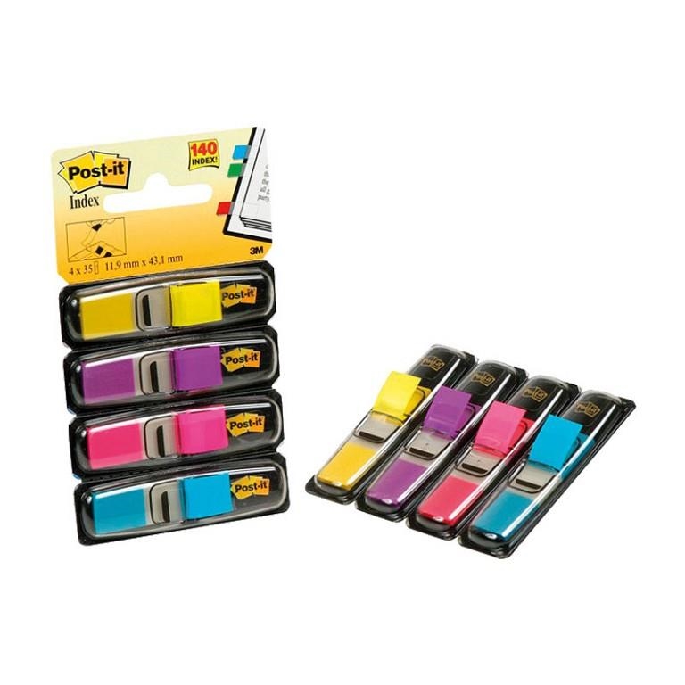 MARCAPAGINES POST IT DISP 4 COLORS 11,9MMX43,1MM | 021200508776 | 3M6834AB | Llibreria La Gralla | Llibreria online de Granollers