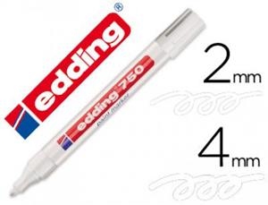 ROTULADOR EDDING 750 PERMANT BLANC | 4004764018642 | Llibreria La Gralla | Llibreria online de Granollers