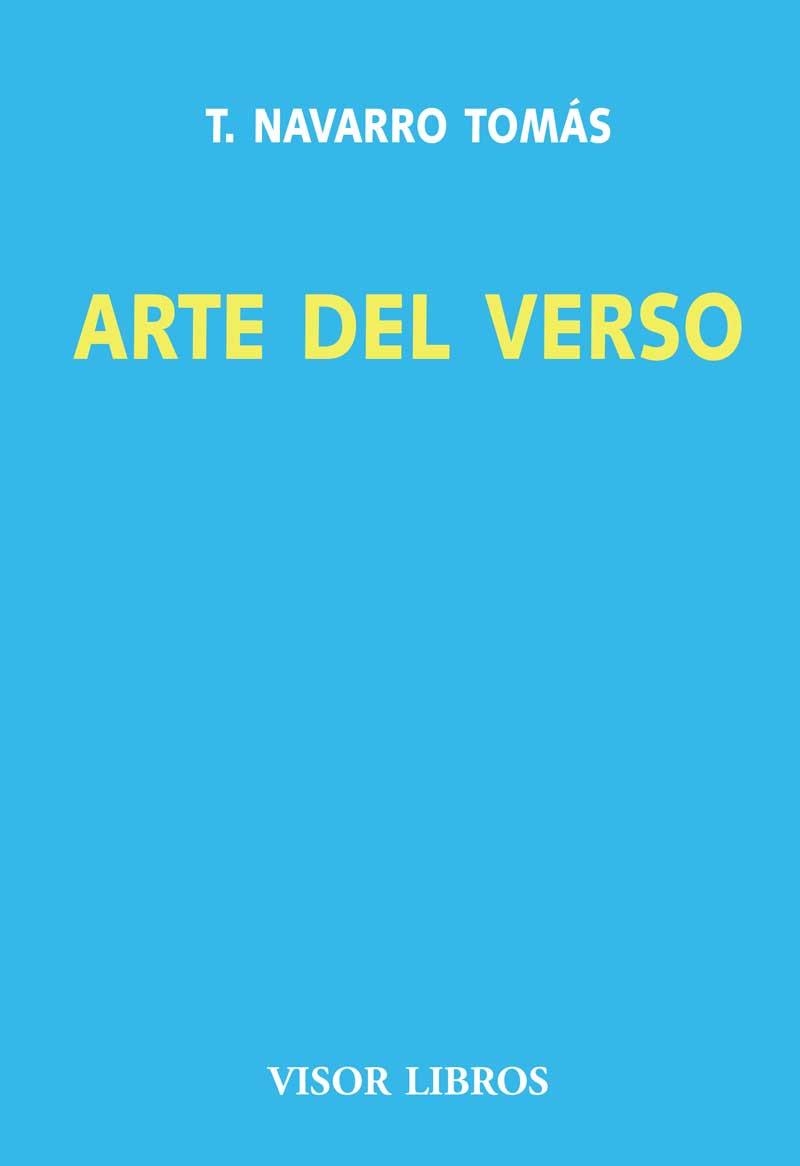ARTE DEL VERSO | 9788475229072 | NAVARRO TOMAS, T. | Llibreria La Gralla | Librería online de Granollers