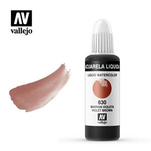 AQUAREL. LÍQUIDA VALLEJO 32ML 630-MARRÓ VIOLETA | VAL336307 | 336307 | Llibreria La Gralla | Librería online de Granollers