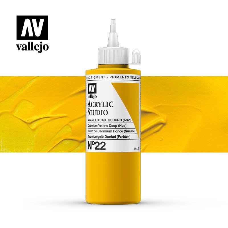 ACRILIC STUDIO VALLEJO 200ML 22-GROC CAD FOSC | VAL220224 | 220224 | Llibreria La Gralla | Librería online de Granollers