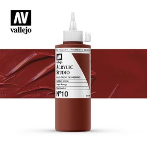 ACRÍLIC STUDIO VALLEJO 200ML 10-OXID VERMELL | VAL220101 | 220101 | Llibreria La Gralla | Librería online de Granollers